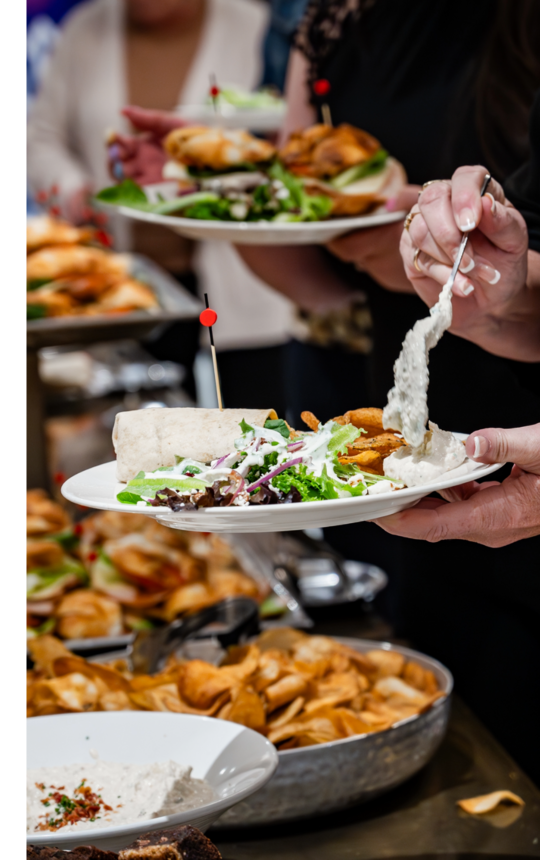 catered by The Kensington Hotel Catering Team